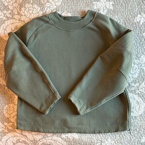 Lululemon Loungeful Relaxed Fit Crew ~ Size Extra Small ~ Color Palm Deco